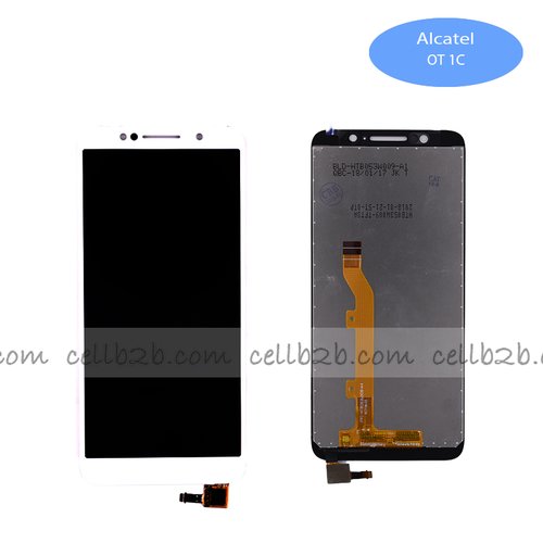 Original Pantalla Alcatel OT 1C Blanca Completa LCD+Táctil