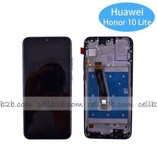 Original Pantalla Huawei Honor 10 Lite Negra con marco Completa LCD+Táctil