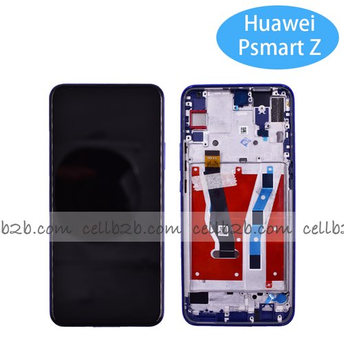 Original Pantalla Huawei P Smart Z Azul Con Marco Completa LCD+Táctil