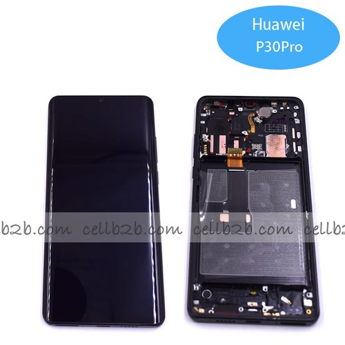 Original Pantalla Huawei P30 Pro Negra con Marco Completa LCD+Táctil