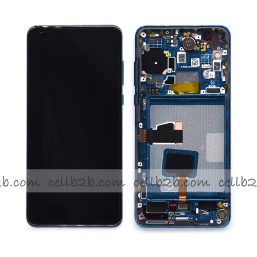 Original Pantalla Huawei P40 Azul con Marco Completa LCD+Táctil