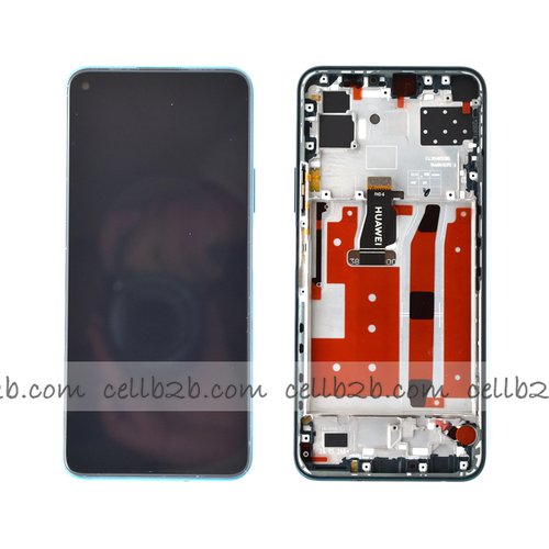 Original Pantalla Huawei P40 Lite 5G Verde con Marco Completa LCD+Táctil