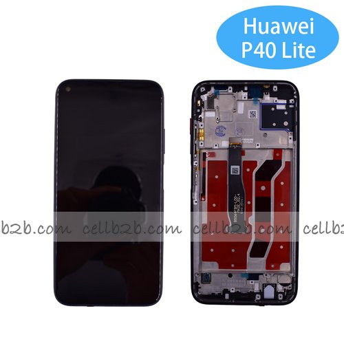 Original Pantalla Huawei P40 Lite/ Nova 7i/ Nova 6SE/ Nova 5i Negra con Marco Completa LCD+Táctil