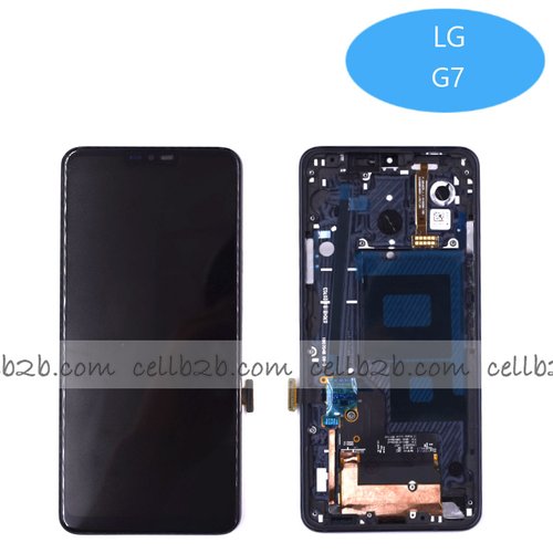 Original Pantalla LG G7 / G7 THINQ Negra con Marco Completa LCD+Táctil