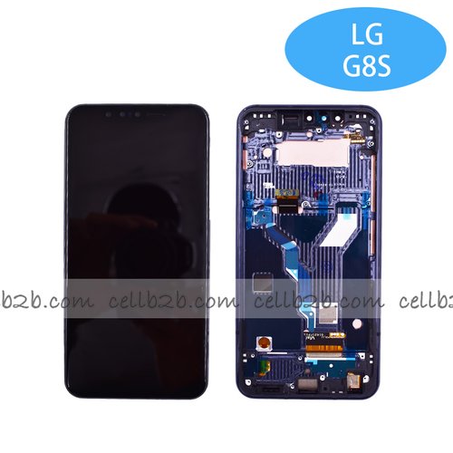 Original Pantalla LG G8S Thinq Negra con Marco Completa LCD+Táctil