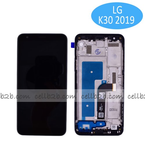 Original Pantalla LG K30 2019 con Marco Negro Completa LCD+Táctil