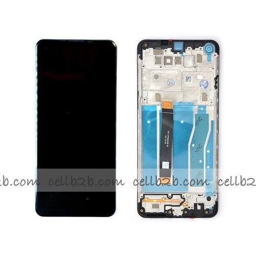 Original Pantalla LG K51S Negra CON MARCO Completa LCD+Táctil
