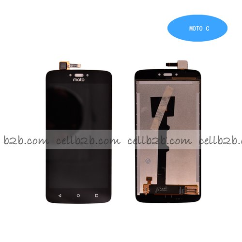Original Pantalla Moto C Negra Completa LCD+Táctil