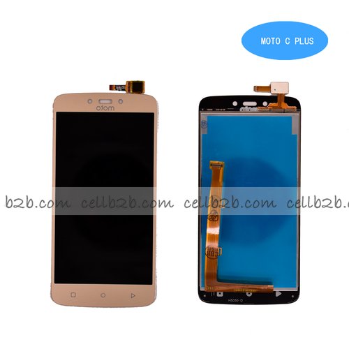 Original Pantalla Moto C Plus Dorada Completa LCD+Táctil