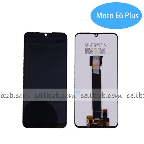 Original Pantalla Moto E6 Plus Negra Completa LCD+Táctil