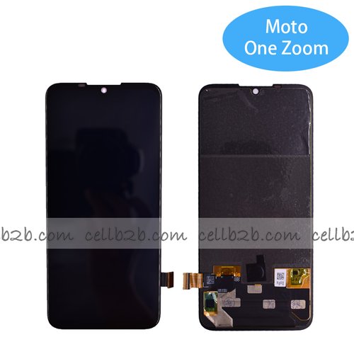 Original Pantalla Motorola Moto One Zoom Negra Completa LCD+Táctil