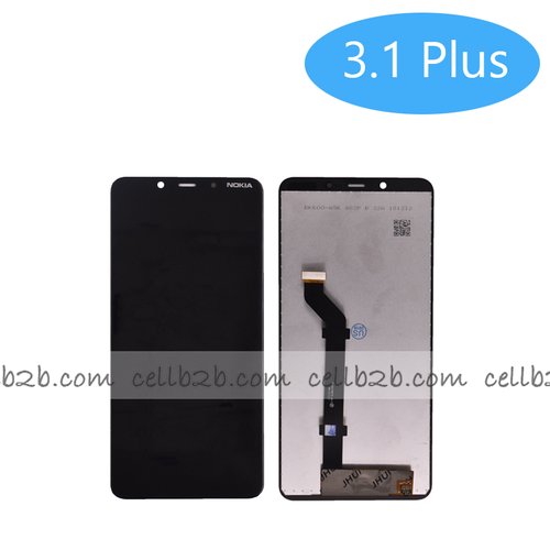 Original Pantalla Nokia 3.1 Plus LCD+Táctil Completa Negra