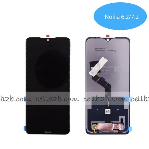 Original Pantalla Nokia 6.2/ Nokia 7.2 Negra LCD+Táctil Completa