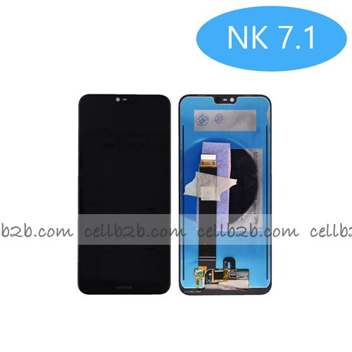 Original Pantalla Nokia 7.1 TA-1085 TA-1095 LCD+Táctil Completa Negra