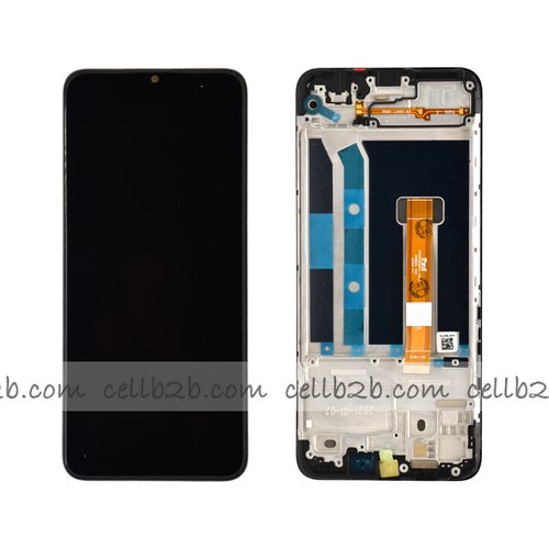 ORIGINAL Pantalla OPPO A15 Negra Con Marco Completa LCD+Táctil