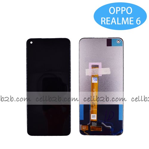 Original Reparada Pantalla Realme 6 Negra Completa LCD+Táctil