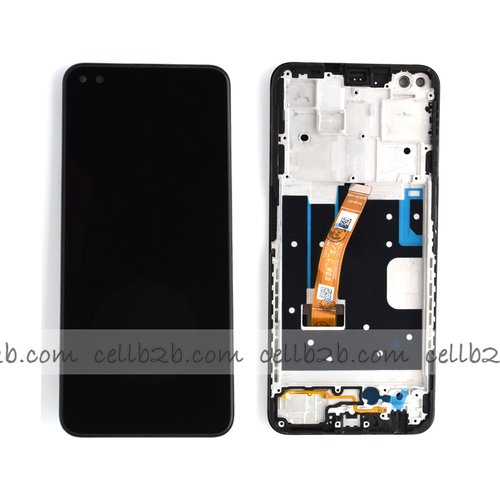 Original Pantalla OPPO Reno4 Z 5G / Reno 4Z 5G Negra CON MARCO Completa LCD+Táctil