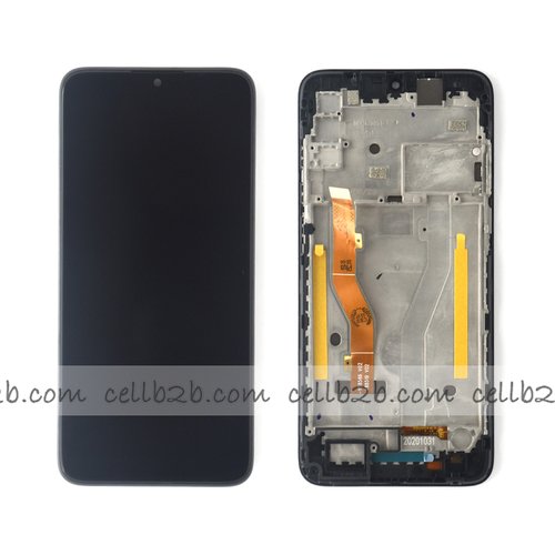 Original Pantalla TCL 205 Negra CON MARCO Completa LCD+Táctil