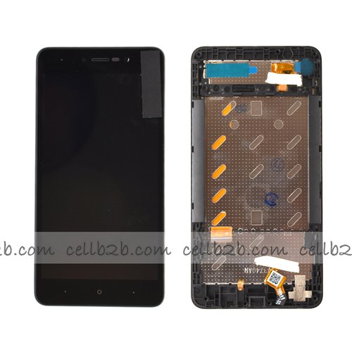 Original Pantalla Wiko Lenny 4 Plus Negra CON MARCO Completa Tactil+LCD