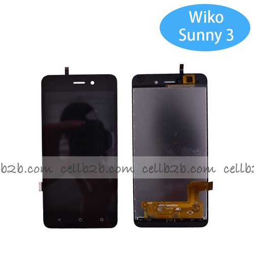 Original Pantalla Wiko Sunny 3 Negra Completa LCD+Táctil