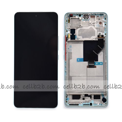 *Original Pantalla Xiaomi Mi 12 Lite Verde con Marco Completa LCD+Táctil SERVICE PACK