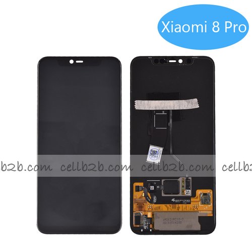 Original Pantalla Xiaomi Mi 8 Pro Negra con Huella Completa LCD+Táctil
