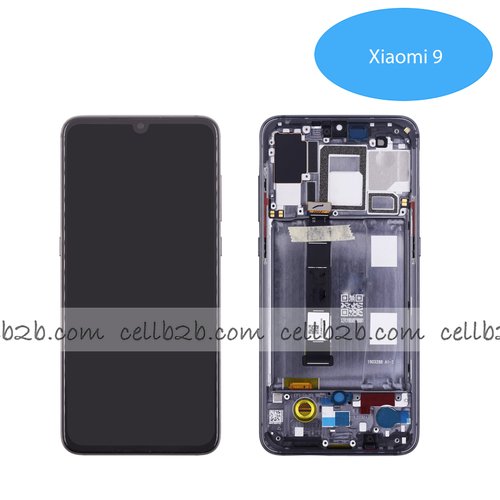 Original Pantalla Xiaomi Mi 9 Negra Con Marco Completa LCD+Táctil