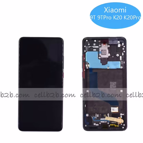 Pantalla Xiaomi Mi 9T/ Mi 9T Pro/ K20/ K20 Pro INCELL Negra con Marco Completa Tactil+LCD