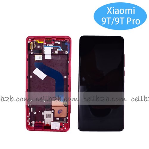 Original  Pantalla Xiaomi Mi 9T/ Mi 9T Pro/ K20/ K20 Pro Rojo con Marco Completa Tactil+LCD