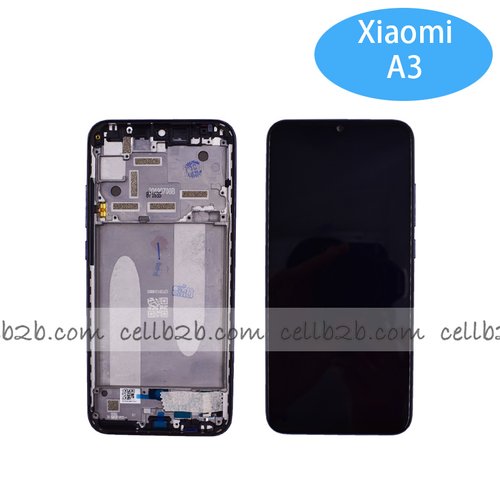 Original pantalla XIAOMI Mi A3 / CC9E con Marco Negro