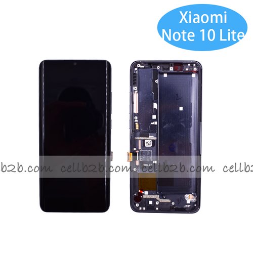 Original Pantalla Xiaomi Mi Note 10 / CC9 Pro / Note 10 Pro / Note 10 Lite Negra con Marco Completa LCD+Táctil