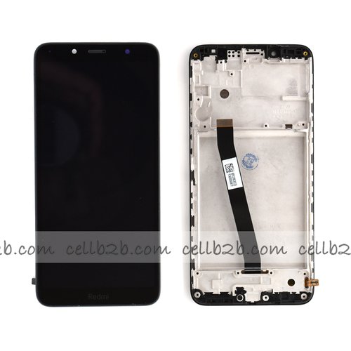 Original Pantalla Xiaomi Redmi 7A Negra CON MARCO Completa Tactil+LCD
