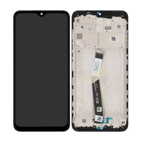 Original Pantalla Xiaomi Redmi 9 Negra con Marco Completa LCD+Táctil