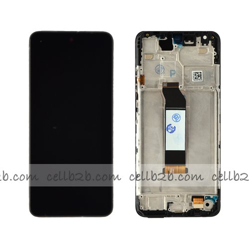 *Original Pantalla Xiaomi Redmi Note 10 5G / Poco M3 Pro Negra con Marco Completa LCD+Táctil SERVICE PACK