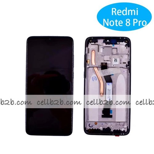 Original Pantalla Xiaomi Redmi Note 8 Pro Azul con Marco Completa Tactil+LCD