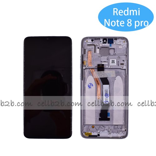Original Pantalla Xiaomi Redmi Note 8 Pro Blanca con Marco Completa Tactil+LCD
