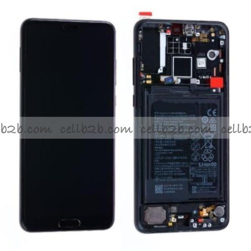 *Pantalla Huawei P20 Pro Negro con Marco y Bateria SERVICE PACK
