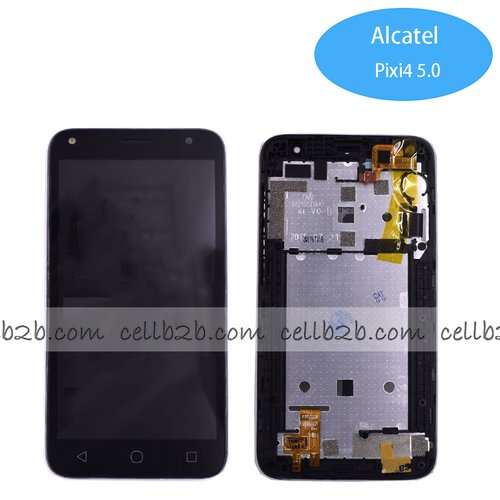 Pantalla Alcatel Pixi 4 (5.0) 3G Negra Completa LCD+Tácti