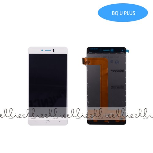 Original Pantalla BQ U Plus Blanca Completa LCD+Táctil