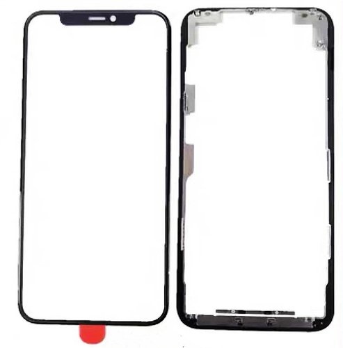 Pantalla Cristal + Marco Lateral con Pegamento para iPhone 11 Pro Negro Original