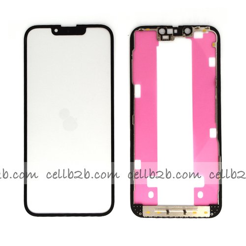 Pantalla Cristal + Marco Lateral con Pegamento para iPhone 13 Pro