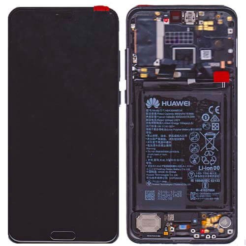 Pantalla Huawei P20 Pro Original con Marco Lila Completa LCD+Táctil CON BATERIA