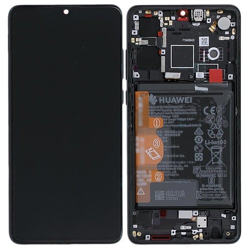 *Pantalla Huawei P30 Azul con Marco y Bateria 02354HNJ/02354KUM SERVICE PACK (Grado A from Huawei)