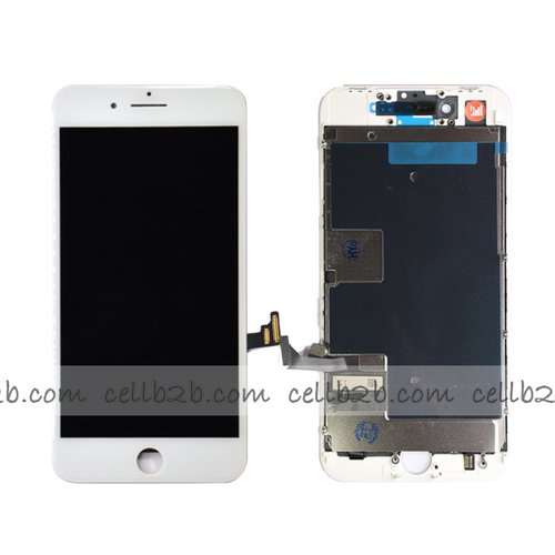 Pantalla iPhone 8G Blanca Completa con Soporte LCD Metálico Calidad AAA+
