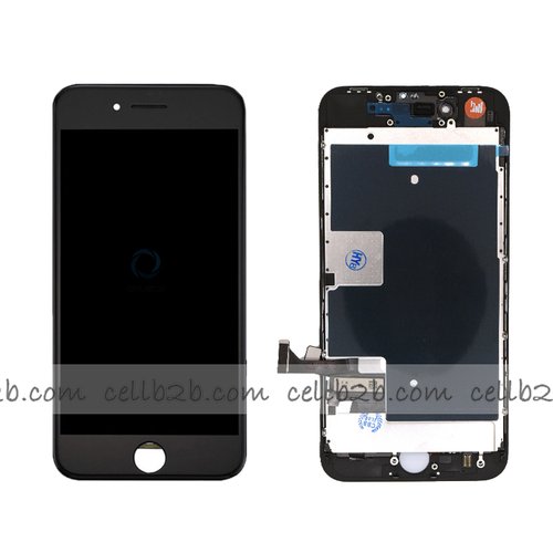 Pantalla iPhone 8G Negra Completa con Soporte LCD Metálico Calidad AAA+