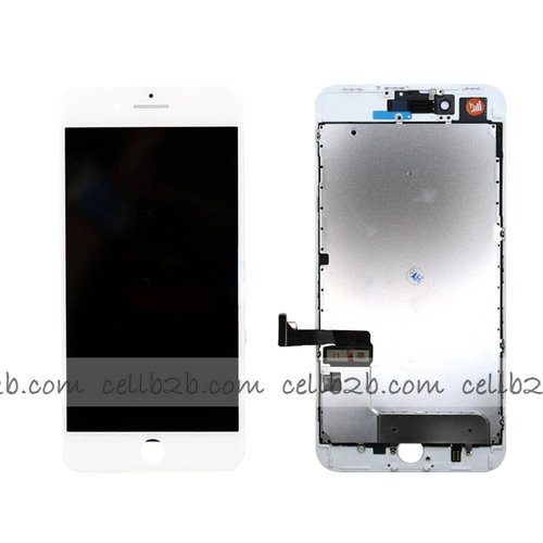 Pantalla iPhone 8G Plus Blanca Completa con Soporte LCD Metálico Calidad AAA+