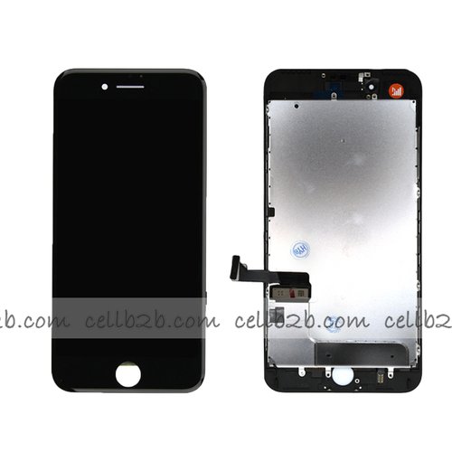 Pantalla iPhone 8G Plus Negra Completa con Soporte LCD Metálico Calidad AAA+