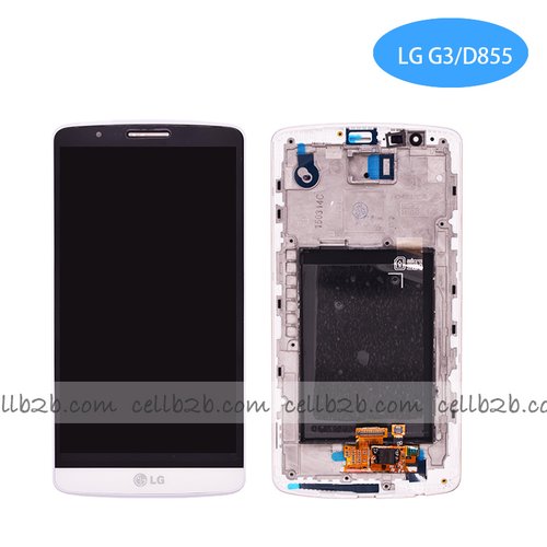 Pantalla LG G3 Con Marco Blanca Completa LCD+Táctil