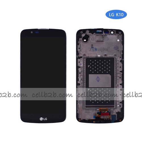 Original Pantalla LG K10 Negra Con Marco LCD+Táctil