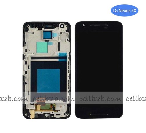 Pantalla LG Nexus 5X Negra Con Marco Completa LCD+Táctil